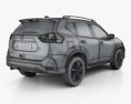 Nissan X-Trail 인테리어 가 있는 2020 3D 모델 