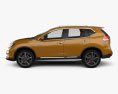 Nissan X-Trail avec Intérieur 2017 Modèle 3d vue de côté