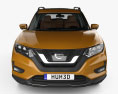 Nissan X-Trail with HQ interior 2020 3d model front view