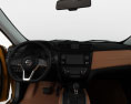 Nissan X-Trail com interior 2017 Modelo 3d dashboard