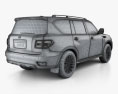 Nissan Patrol CIS-spec з детальним інтер'єром 2017 3D модель