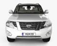 Nissan Patrol CIS-spec з детальним інтер'єром 2017 3D модель front view