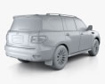 Nissan Patrol CIS-spec con interni 2014 Modello 3D