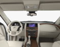 Nissan Patrol CIS-spec з детальним інтер'єром 2017 3D модель dashboard
