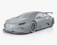 Nissan Leaf Nismo RC 2021 3D模型 clay render