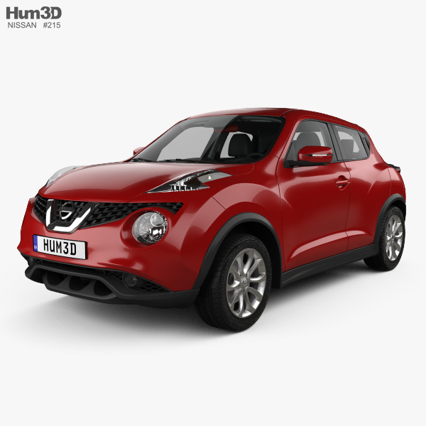 Nissan Juke with HQ interior 2018 3D model