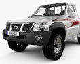 Nissan Patrol pickup con interior 2016 Modelo 3D