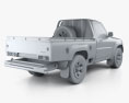 Nissan Patrol pickup з детальним інтер'єром 2019 3D модель