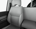Nissan Patrol pickup con interior 2016 Modelo 3D