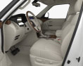 Nissan Patrol AE-spec with HQ interior 2017 3d model seats