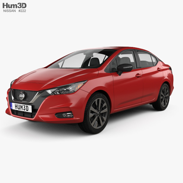 Nissan Versa SR sedan 2022 3D model