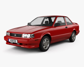Nissan Sentra SE-R coupe 1994 3D model
