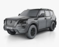 Nissan Patrol Ti 2022 3D-Modell wire render