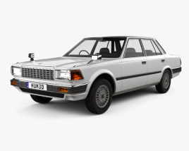 Nissan Cedric sedan 1984 3D model