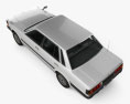 Nissan Cedric sedan 1984 3d model top view