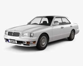 Nissan Cedric Brougham sedan 1999 3D model