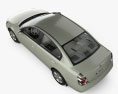 Nissan Altima S with HQ interior 2006 3d model top view