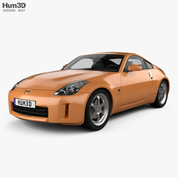 Nissan 350Z with HQ interior 2009 3D model