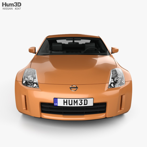 Nissan 350Z with HQ interior 2007 3D model - Vehicles on Hum3D
