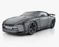 Nissan GT-R50 2021 Modello 3D wire render