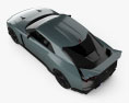 Nissan GT-R50 2021 Modello 3D vista dall'alto