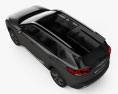 Nissan Rogue Platinum 2022 3D-Modell Draufsicht