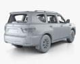Nissan Patrol Ti L з детальним інтер'єром 2022 3D модель