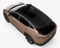 Nissan Ariya e-4orce 2020 3d model top view