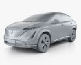 Nissan Ariya e-4orce 2020 3d model clay render