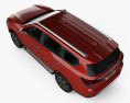 Nissan XTerra Platinum 2020 3d model top view
