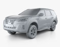 Nissan XTerra Platinum 2020 3d model clay render