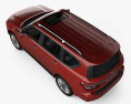 Nissan Armada 2022 3d model top view