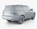 Nissan Armada 2022 3D 모델 