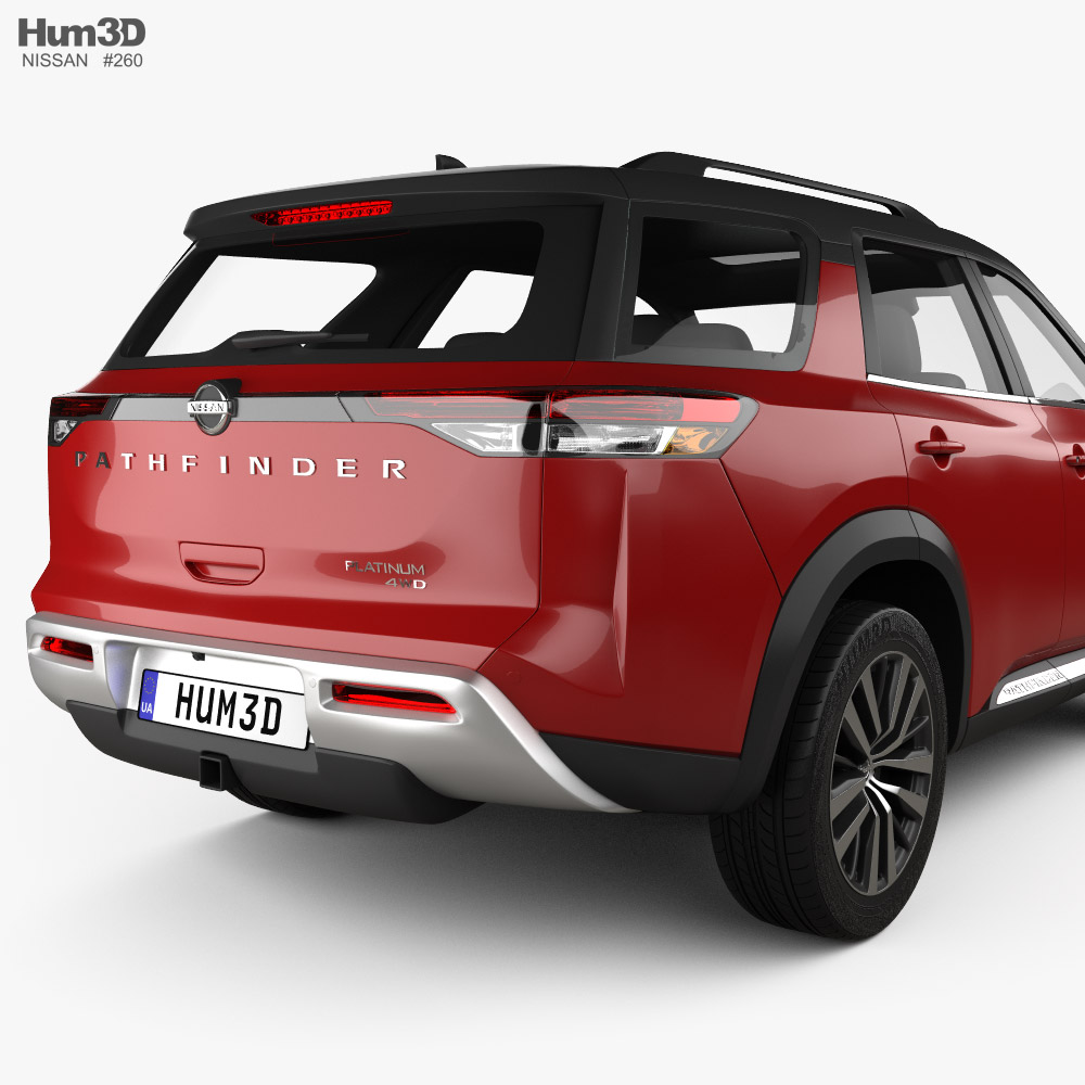 Nissan Pathfinder Platinum 2022 3D model Vehicles on Hum3D