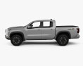 Nissan Frontier Pro-4X Crew Cab 2022 3D 모델  side view