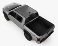 Nissan Frontier Pro-4X Crew Cab 2022 3Dモデル top view
