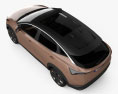 Nissan Ariya e-4orce JP-spec with HQ interior 2020 3d model top view