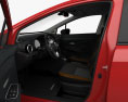 Nissan Versa SR sedan with HQ interior 2022 3d model seats