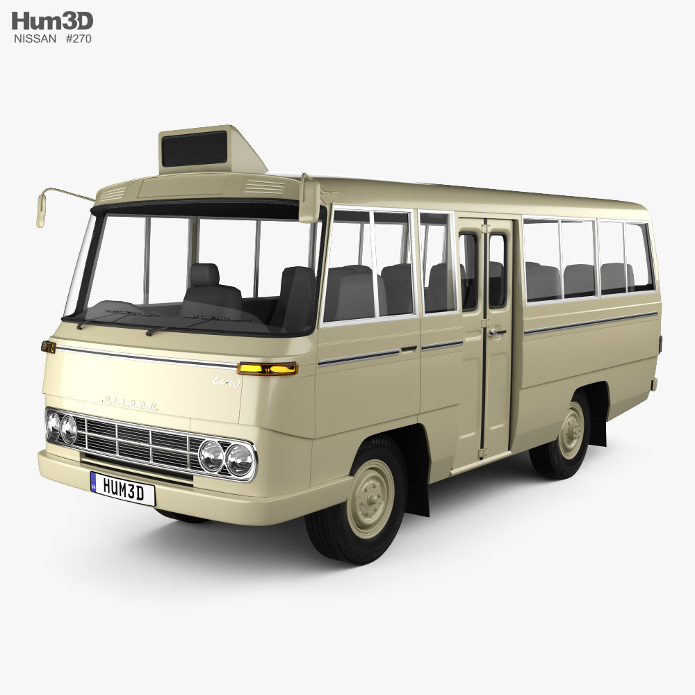 Nissan Echo bus 1969 3D model