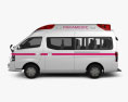 Nissan NV350 Ambulancia 2021 Modelo 3D vista lateral