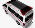 Nissan NV350 Ambulancia 2021 Modelo 3D vista superior