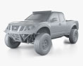 Nissan Frontier Desert Runner 2019 3Dモデル clay render