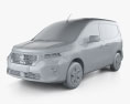 Nissan Townstar  Van 2021 Modello 3D clay render