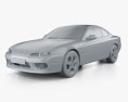 Nissan Silvia Spec-R 2002 3D 모델  clay render