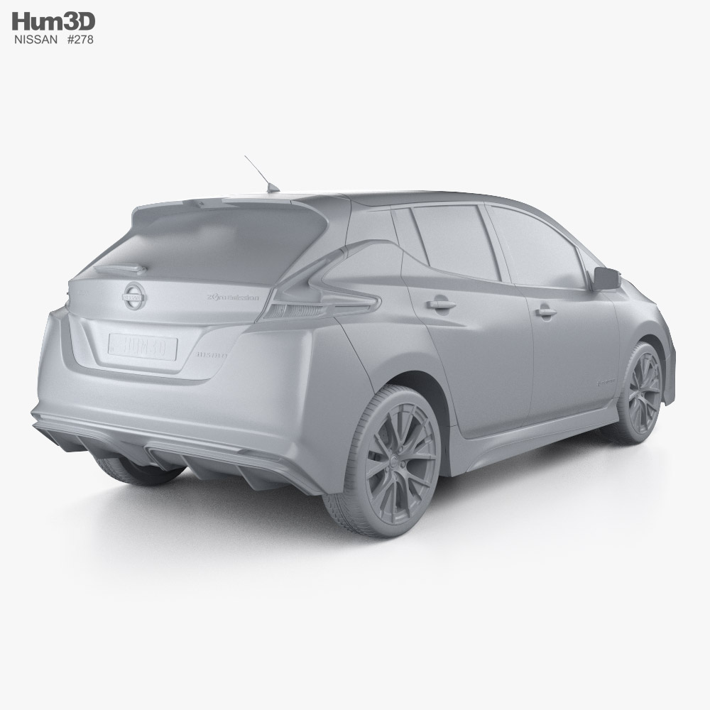 Nissan Leaf Nismo 2018 3D Model Vehicles On Hum3D