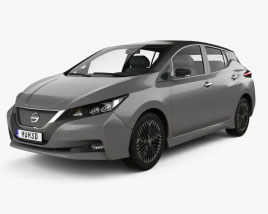 Nissan Leaf 2022 3D-Modell