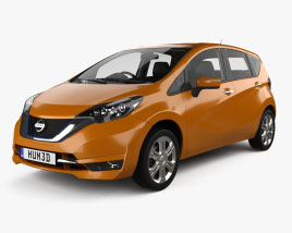 Nissan Note e-Power JP-spec with HQ interior 2016 3D model