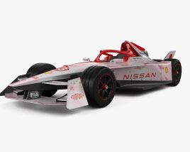 Nissan Formula E 2022 3D 모델 