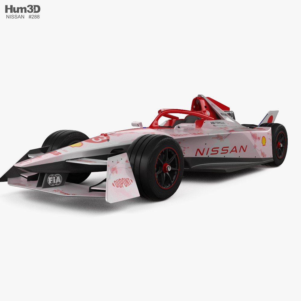 Nissan Formula E 2022 3D модель
