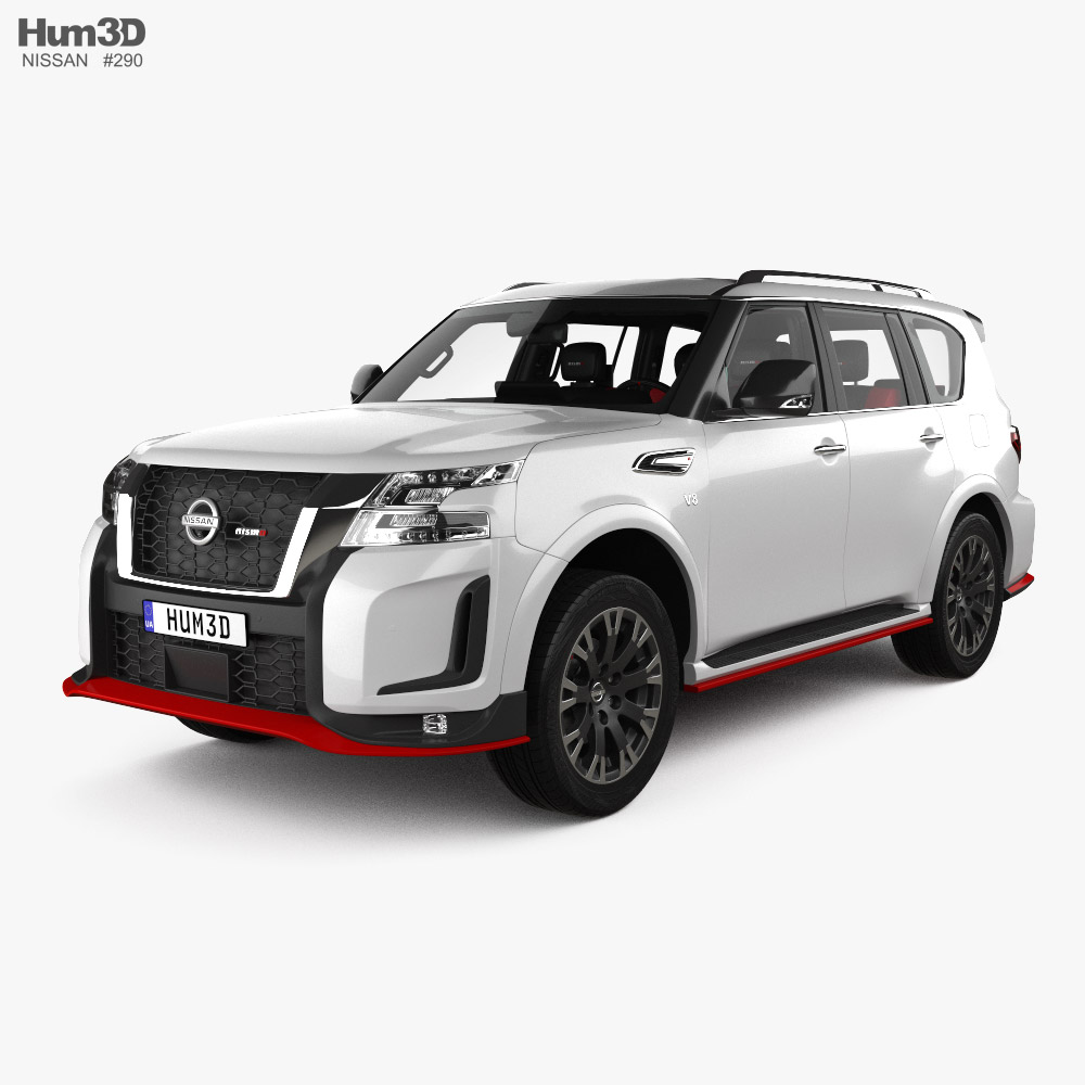 Nissan Patrol Nismo 带内饰 2021 3D模型